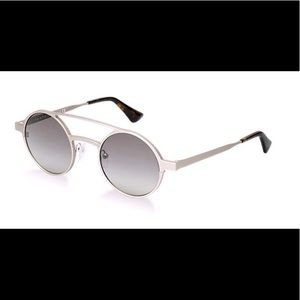 Prada Pr 690 Vintage inspired round sunglasses eyewear unisex double bridge